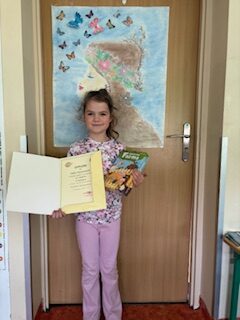 Laureatka Wojewódzkiego Konkursu Plastycznego  „Super Śniadanie”